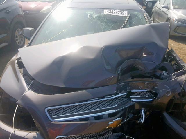 1G1ZE5E11BF191749 - 2011 CHEVROLET MALIBU LTZ ნაცრისფერი ფოტო 7