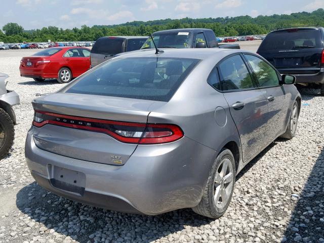 1C3CDFBAXGD694424 - 2016 DODGE DART SXT SILVER photo 4