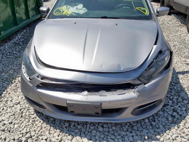 1C3CDFBAXGD694424 - 2016 DODGE DART SXT SILVER photo 9