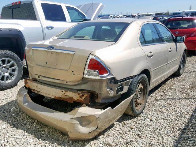 3FAFP08146R247300 - 2006 FORD FUSION SEL BEIGE photo 4