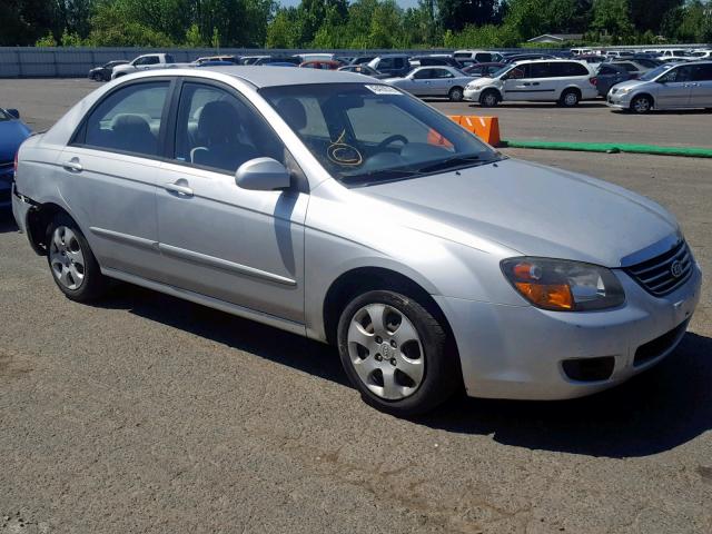 KNAFE222395641131 - 2009 KIA SPECTRA EX SILVER photo 1