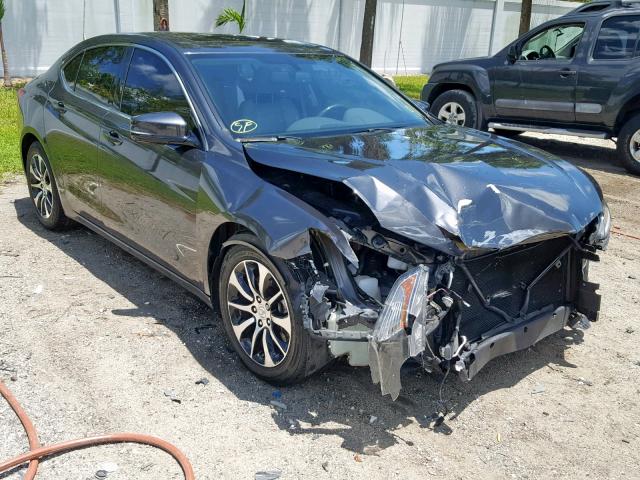 19UUB1F37FA025713 - 2015 ACURA TLX GRAY photo 1