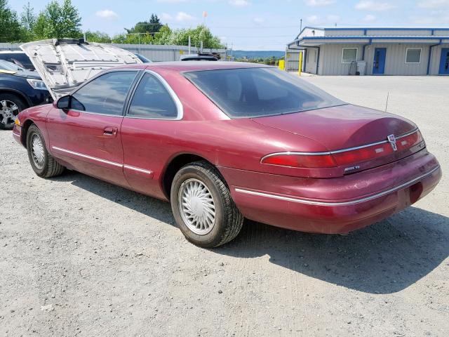 1LNLM91V4PY743736 - 1993 LINCOLN MARK VIII RED photo 3