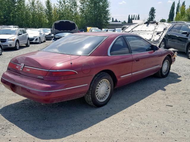 1LNLM91V4PY743736 - 1993 LINCOLN MARK VIII RED photo 4