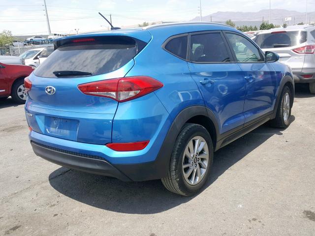 KM8J33A47GU142178 - 2016 HYUNDAI TUCSON LIM BLUE photo 4