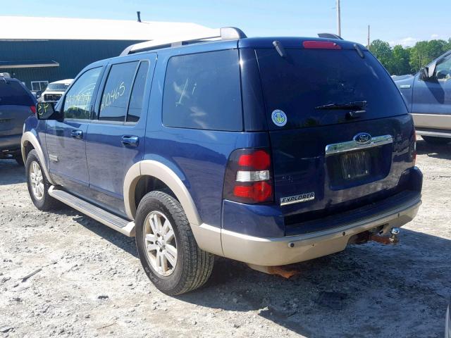 1FMEU74E86UB71486 - 2006 FORD EXPLORER E BLUE photo 3