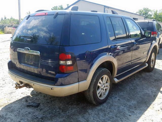 1FMEU74E86UB71486 - 2006 FORD EXPLORER E BLUE photo 4