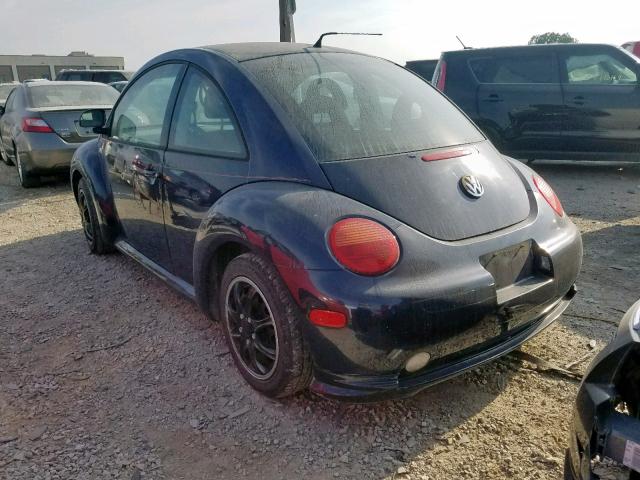 3VWBC21CXYM454895 - 2000 VOLKSWAGEN NEW BEETLE 蓝色 照片 3