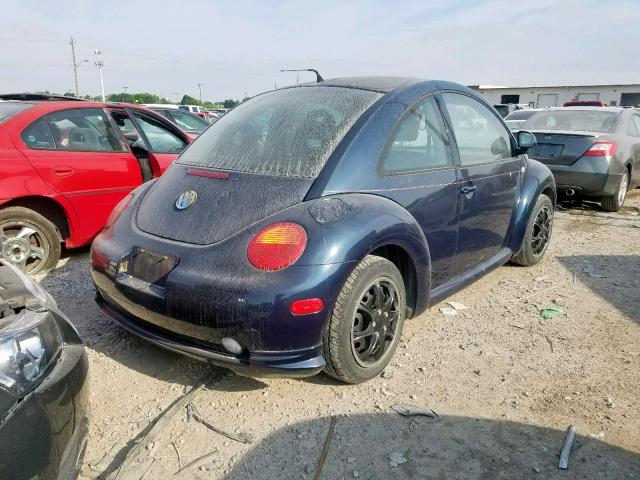 3VWBC21CXYM454895 - 2000 VOLKSWAGEN NEW BEETLE 蓝色 照片 4