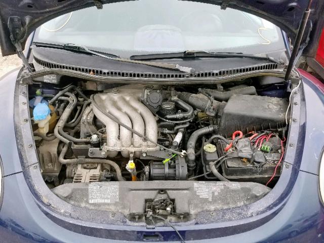 3VWBC21CXYM454895 - 2000 VOLKSWAGEN NEW BEETLE 蓝色 照片 7