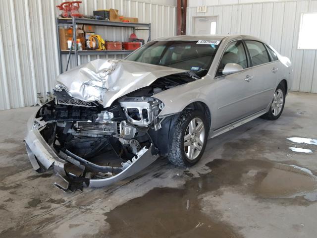 2G1WB5E33F1169827 - 2015 CHEVROLET IMPALA LIM SILVER photo 2