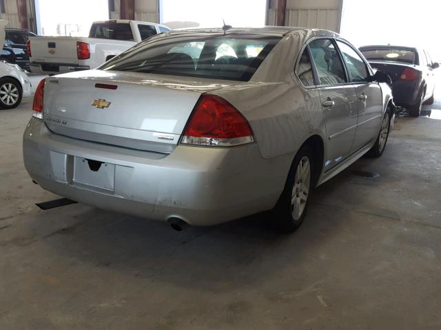 2G1WB5E33F1169827 - 2015 CHEVROLET IMPALA LIM SILVER photo 4