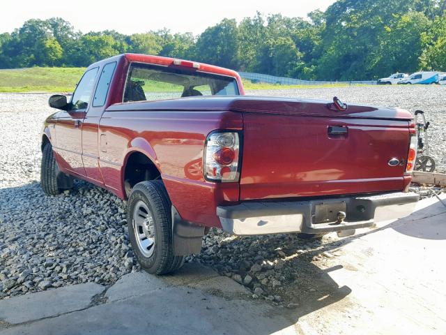 1FTYR14V1XTB01965 - 1999 FORD RANGER SUP BURGUNDY photo 3