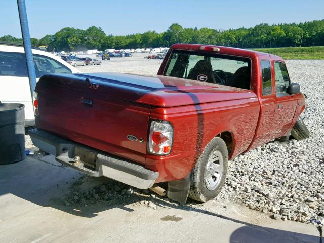 1FTYR14V1XTB01965 - 1999 FORD RANGER SUP BURGUNDY photo 4