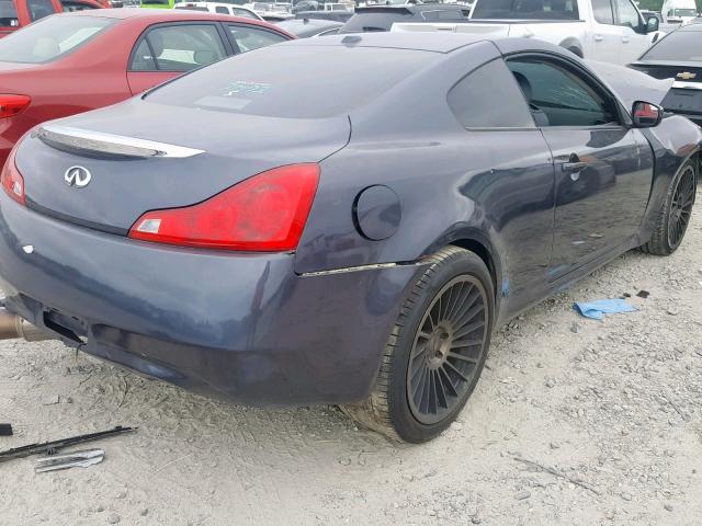 JN1CV6EK7AM102047 - 2010 INFINITI G37 BASE SILVER photo 4