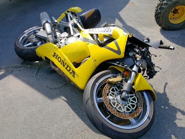 JH2SC44051M102235 - 2001 HONDA CBR900 RR YELLOW photo 1