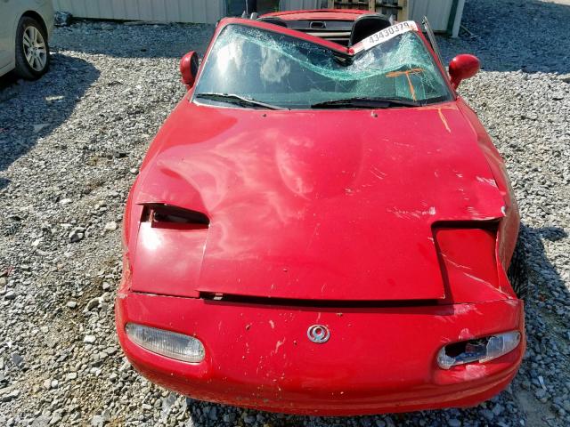 JM1NA3531T0711878 - 1996 MAZDA MX-5 MIATA RED photo 9