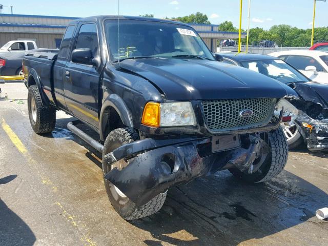 1FTYR14UX2PA42326 - 2002 FORD RANGER SUP BLACK photo 1