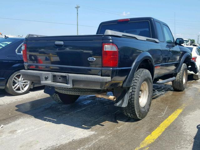 1FTYR14UX2PA42326 - 2002 FORD RANGER SUP BLACK photo 4