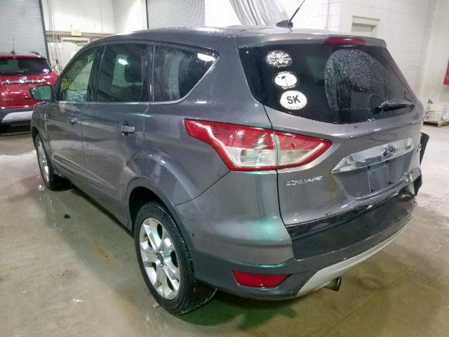 1FMCU9H91DUA72442 - 2013 FORD ESCAPE SEL GRAY photo 3