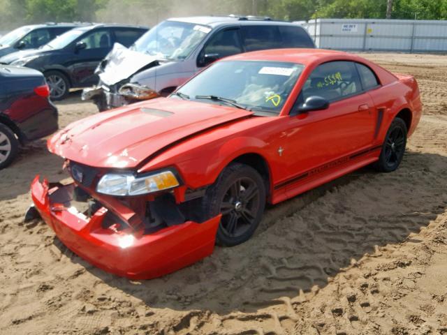 1FAFP4040YF301348 - 2000 FORD MUSTANG RED photo 2