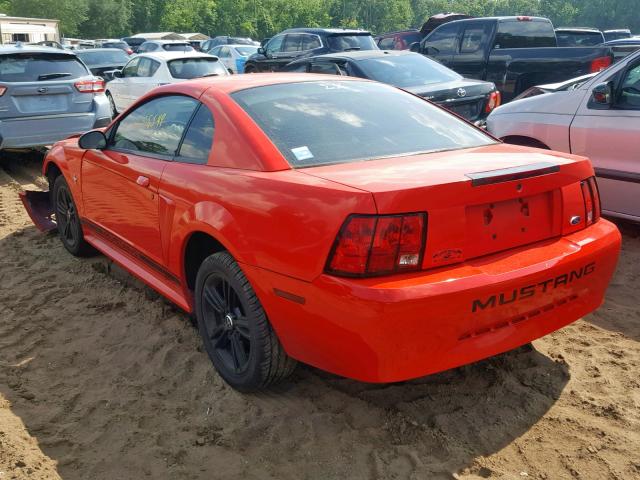 1FAFP4040YF301348 - 2000 FORD MUSTANG RED photo 3