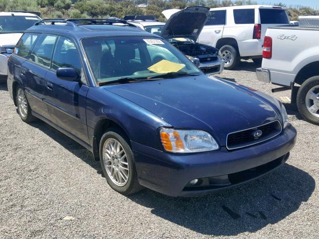 4S3BH625X46302671 - 2004 SUBARU LEGACY L S BLUE photo 1