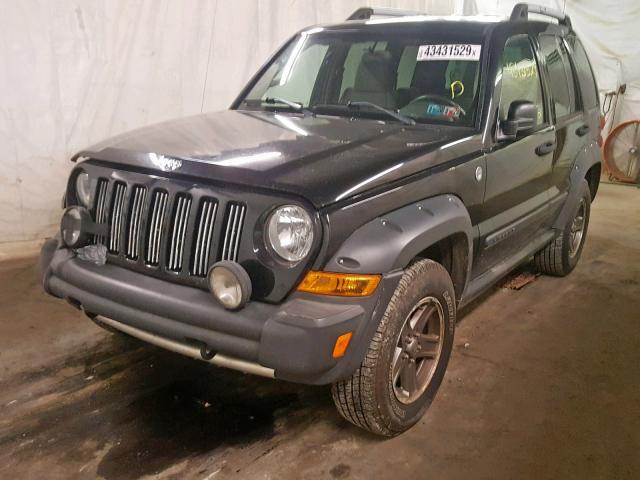 1J4GL38K35W503873 - 2005 JEEP LIBERTY RE BLACK photo 2