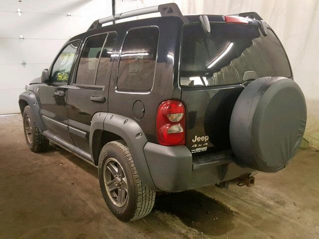 1J4GL38K35W503873 - 2005 JEEP LIBERTY RE BLACK photo 3