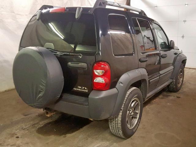 1J4GL38K35W503873 - 2005 JEEP LIBERTY RE BLACK photo 4