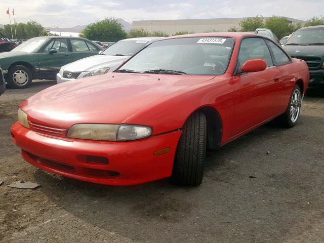 JN1AS44D5SW023621 - 1995 NISSAN 240SX BASE RED photo 2