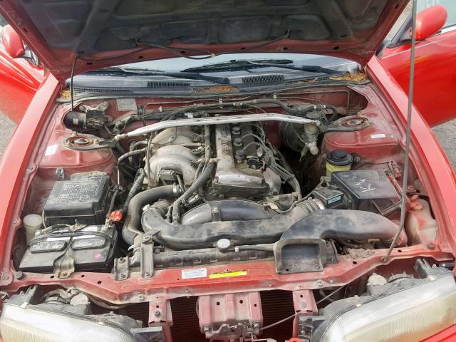 JN1AS44D5SW023621 - 1995 NISSAN 240SX BASE RED photo 7