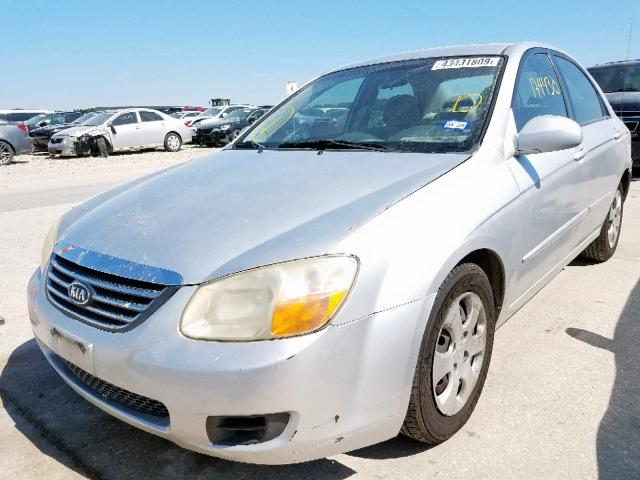 KNAFE121785551349 - 2008 KIA SPECTRA EX SILVER photo 2