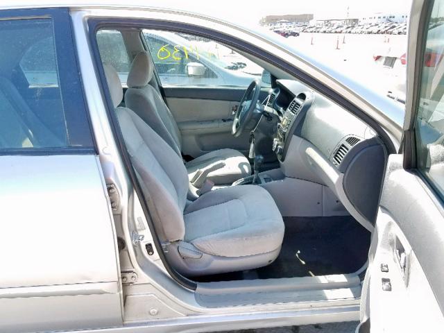 KNAFE121785551349 - 2008 KIA SPECTRA EX SILVER photo 5