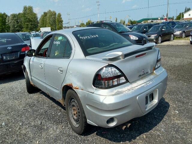 1G2NE52F23C294398 - 2003 PONTIAC GRAND AM S SILVER photo 3