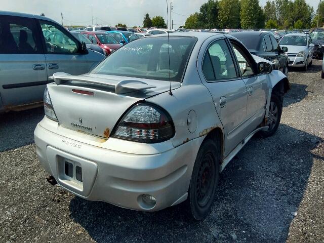 1G2NE52F23C294398 - 2003 PONTIAC GRAND AM S SILVER photo 4