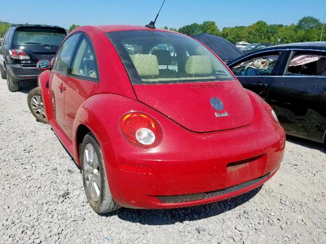 3VWPW31C29M518576 - 2009 VOLKSWAGEN NEW BEETLE Qırmızı foto 3