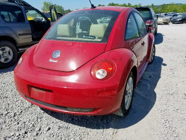 3VWPW31C29M518576 - 2009 VOLKSWAGEN NEW BEETLE Qırmızı foto 4