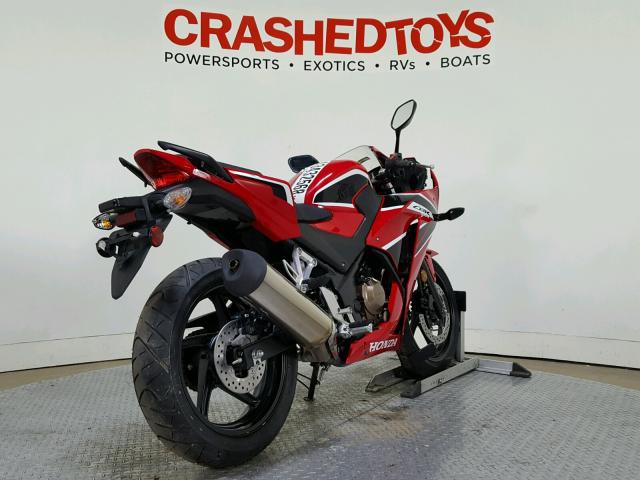 MLHNC5108J5400009 - 2018 HONDA CBR300 R RED photo 8