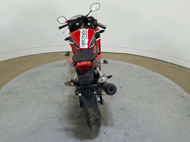 MLHNC5108J5400009 - 2018 HONDA CBR300 R RED photo 9