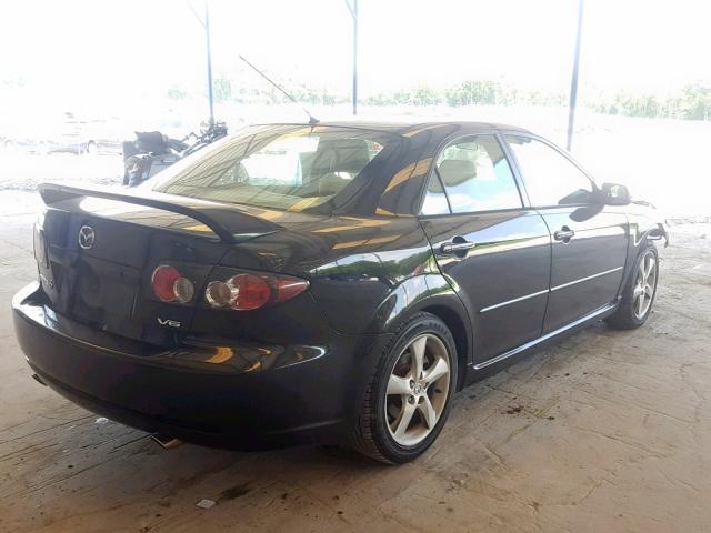 1YVHP80D565M07396 - 2006 MAZDA 6 S BLACK photo 4