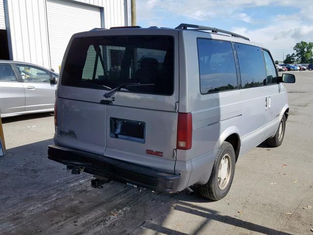 1GKDM19W9YB544410 - 2000 GMC SAFARI XT SILVER photo 4