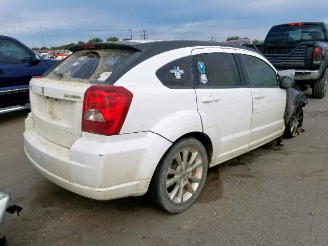 1B3CB5HA1BD249177 - 2011 DODGE CALIBER HE WHITE photo 4