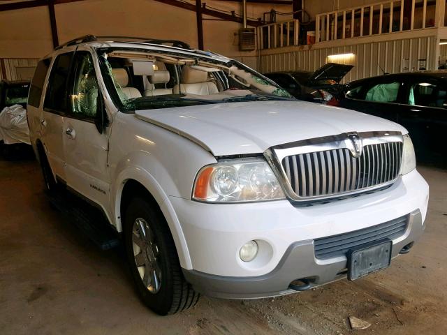 5LMFU28R33LJ29911 - 2003 LINCOLN NAVIGATOR თეთრი ფოტო 1