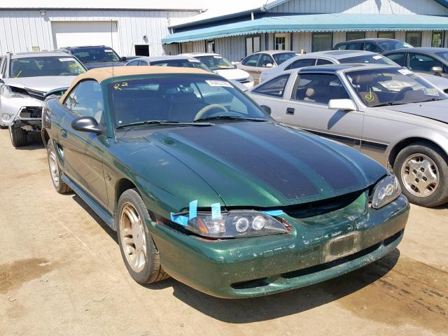 1FAFP45X9WF202687 - 1998 FORD MUSTANG GT GREEN photo 1