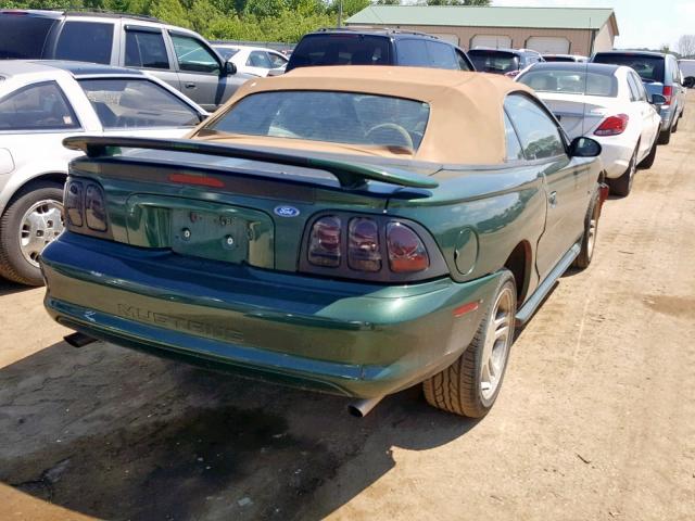 1FAFP45X9WF202687 - 1998 FORD MUSTANG GT GREEN photo 4