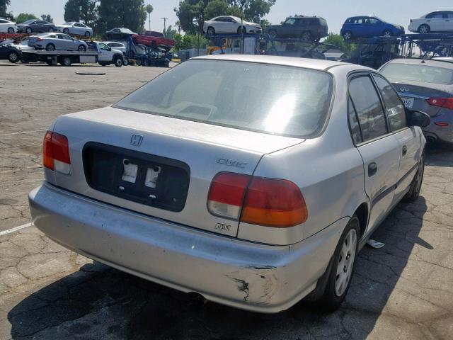 JHMEJ6625WS010727 - 1998 HONDA CIVIC DX SILVER photo 4