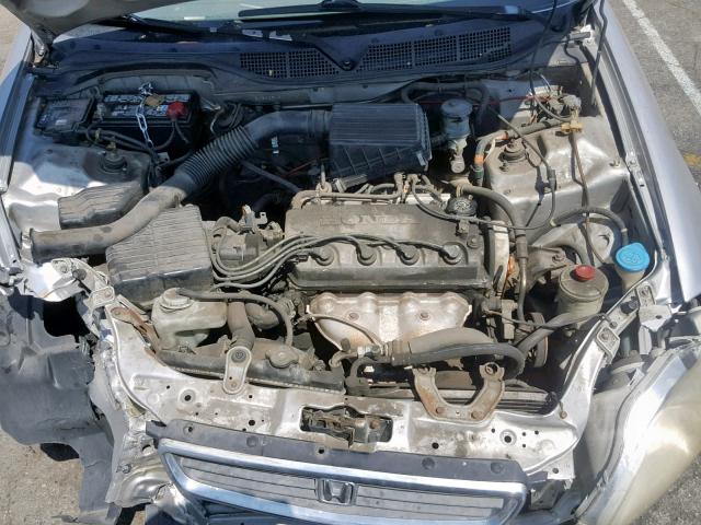 JHMEJ6625WS010727 - 1998 HONDA CIVIC DX SILVER photo 7