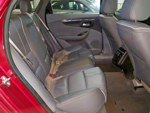 2G1165S39F9179721 - 2015 CHEVROLET IMPALA LTZ RED photo 6