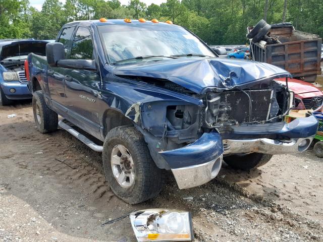 3D7KS28C36G115201 - 2006 DODGE RAM 2500 S BLUE photo 1